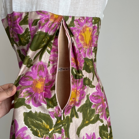 1950s 50s Vintage 2-Piece Floral Dress from Berlin - Picture 12 of 16
